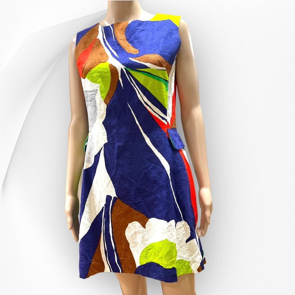 VTG 60’s Tori Richard Hawaiian tiki mod mini vibrant dress Honolulu